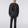 Menn Missoni Klaer | Sweatshirt Med Rund Hals I Bomull Med Makrologo I Samarbeid Med Mike Maignan Gra