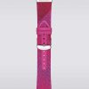 Kvinner Missoni Klokker | Missoni Stoff 22 Mm Apple Watch-Kompatibel Reim Rosa