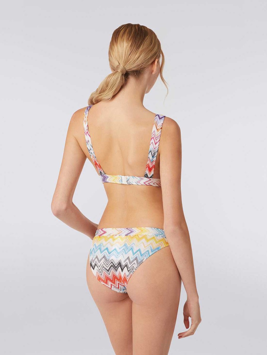 Kvinner Missoni Badedrakter | Chevron Viskosestrikket Bikini Flerfarget