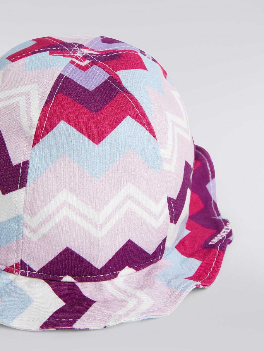 Baby (0-24 Maneder) Missoni | Lue I Bomullsblanding Med Sikksakkmonster Flerfarget