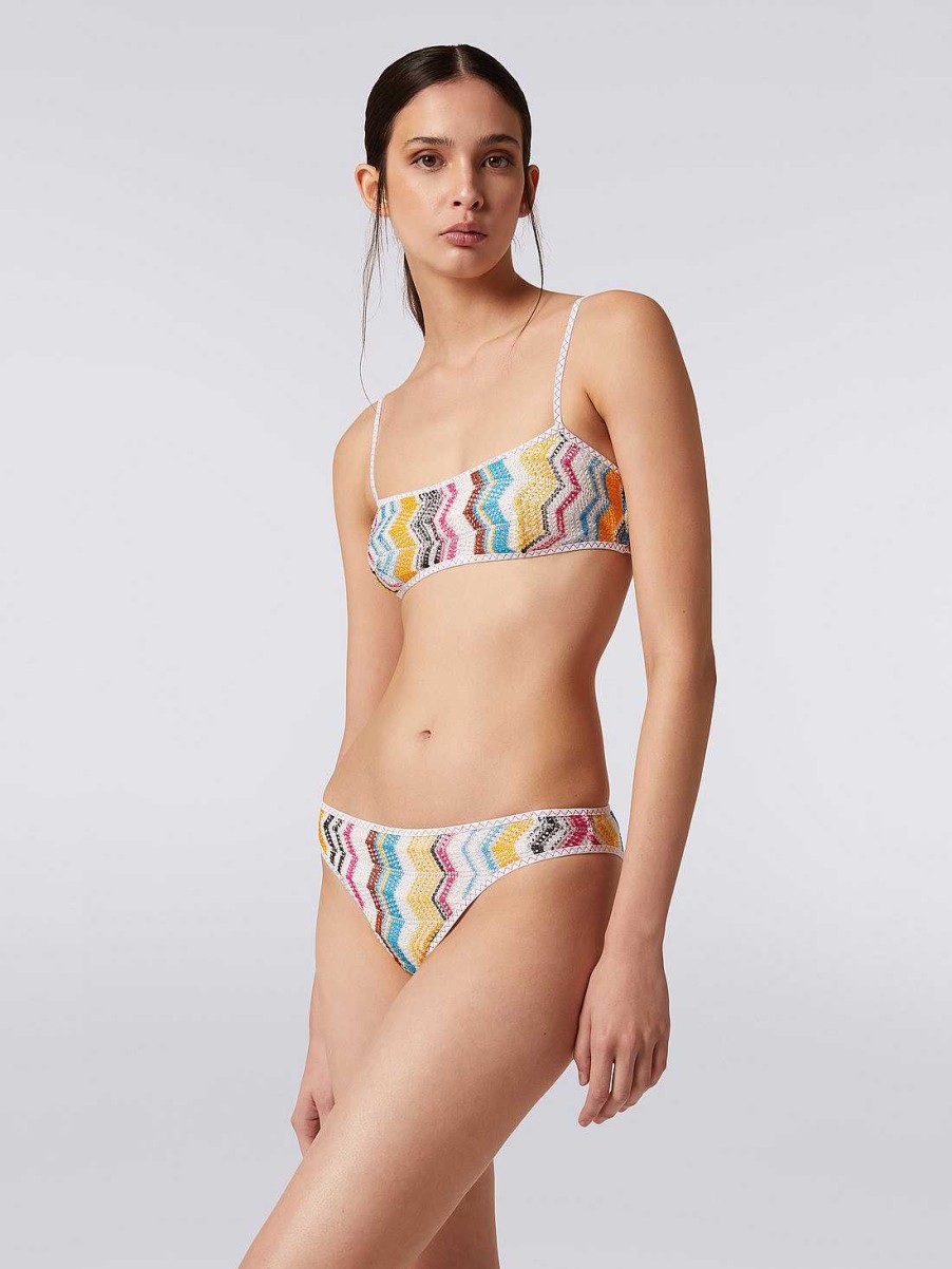 Kvinner Missoni Badedrakter | Bikini I Viskose Med Hekleeffekt Flerfarget