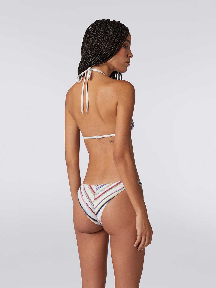 Kvinner Missoni Badedrakter | Stripete Bikini Med Lame Flerfarget