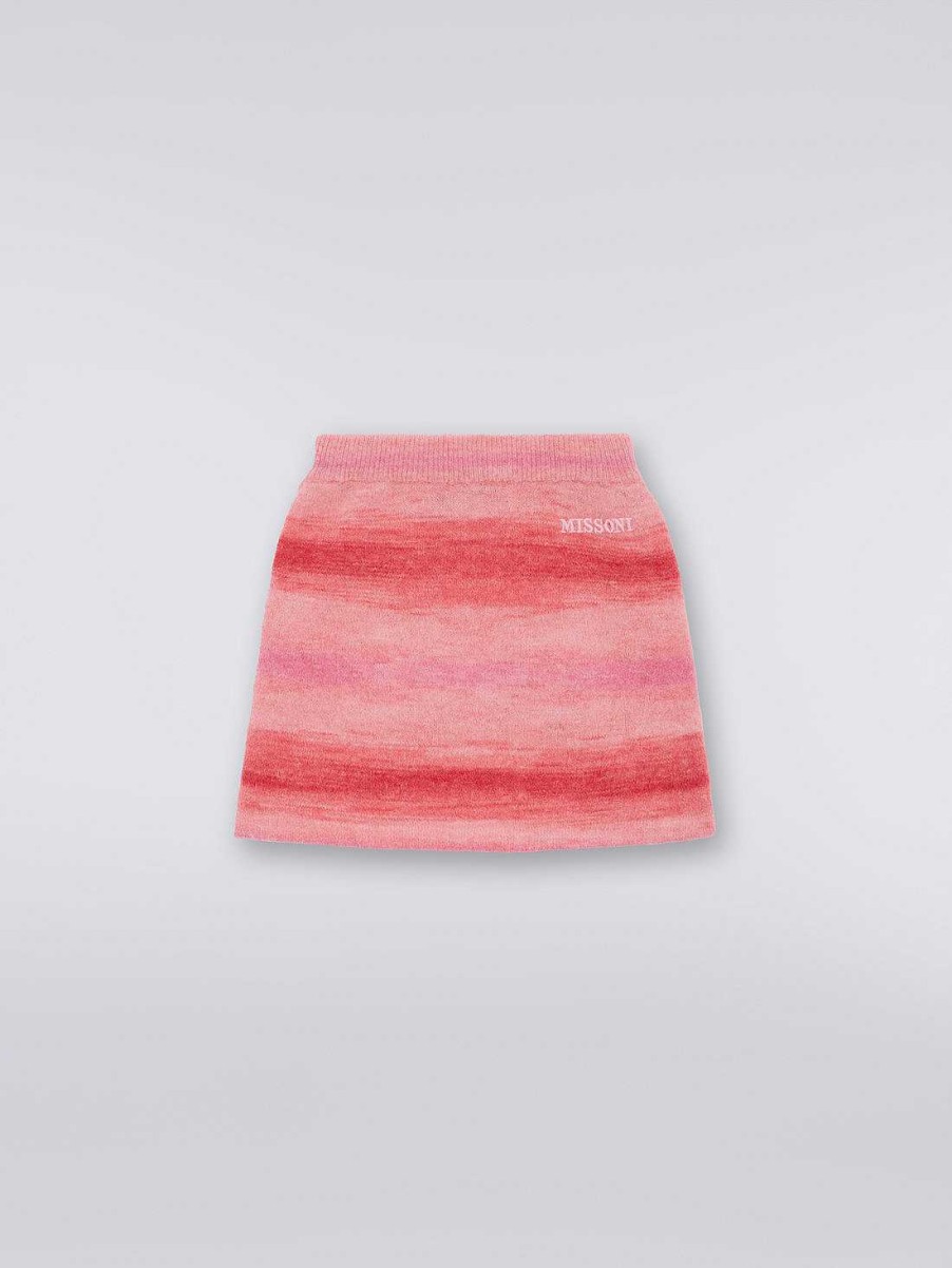 Jente (4-14 Ar) Missoni | Skjort I Ullblanding Rosa