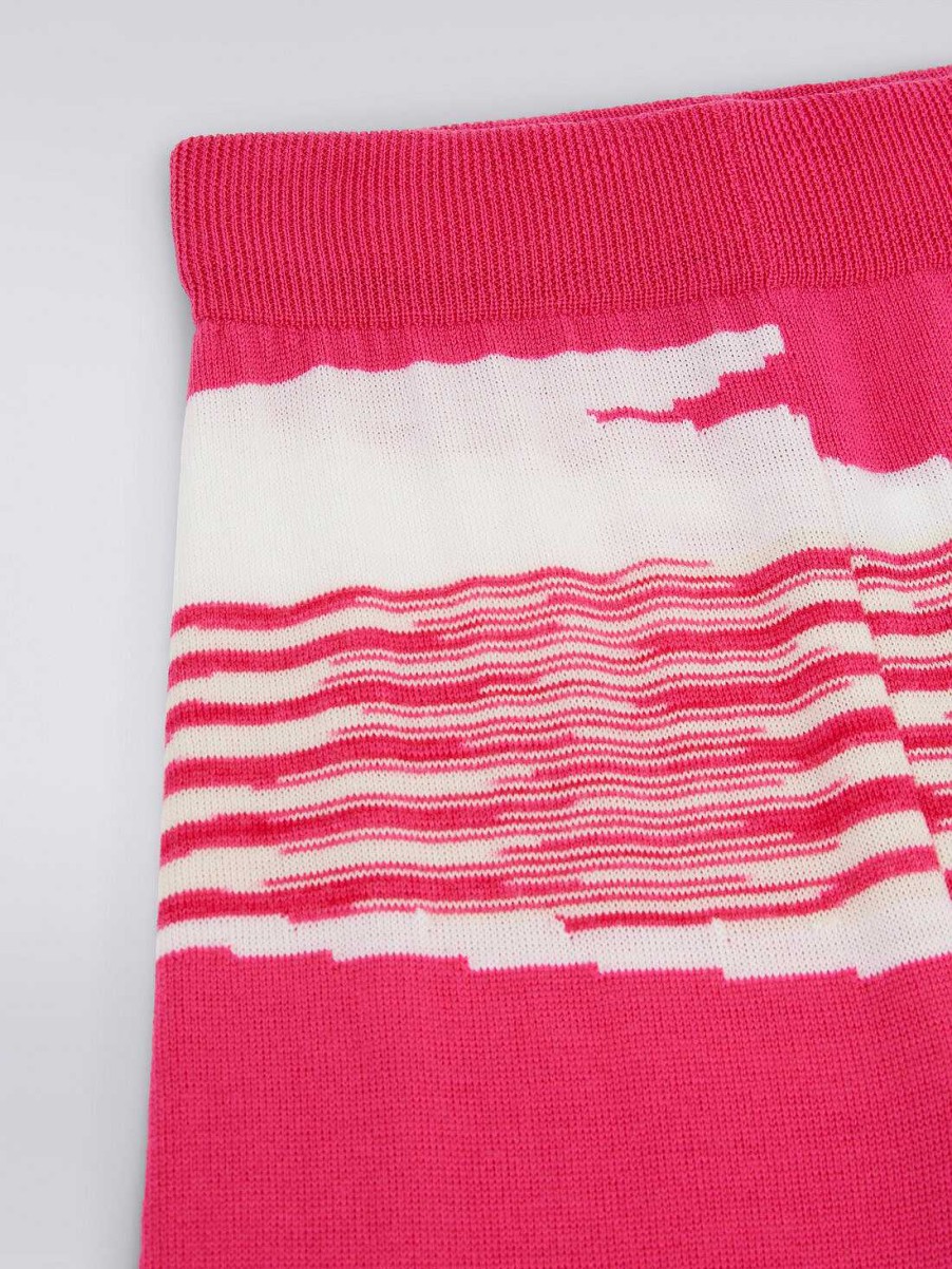 Jente (4-14 Ar) Missoni | Pure Virgin Ullbukser Rosa