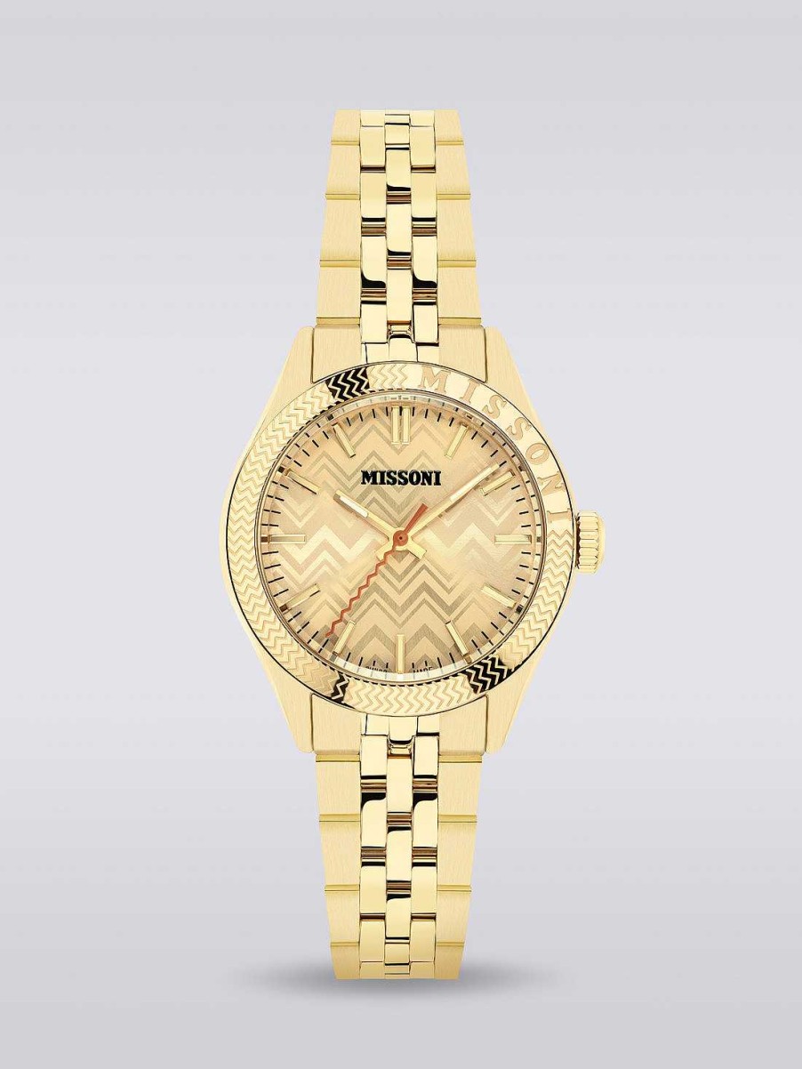 Kvinner Missoni Klokker | Missoni Classic 34Mm Klokke Gull