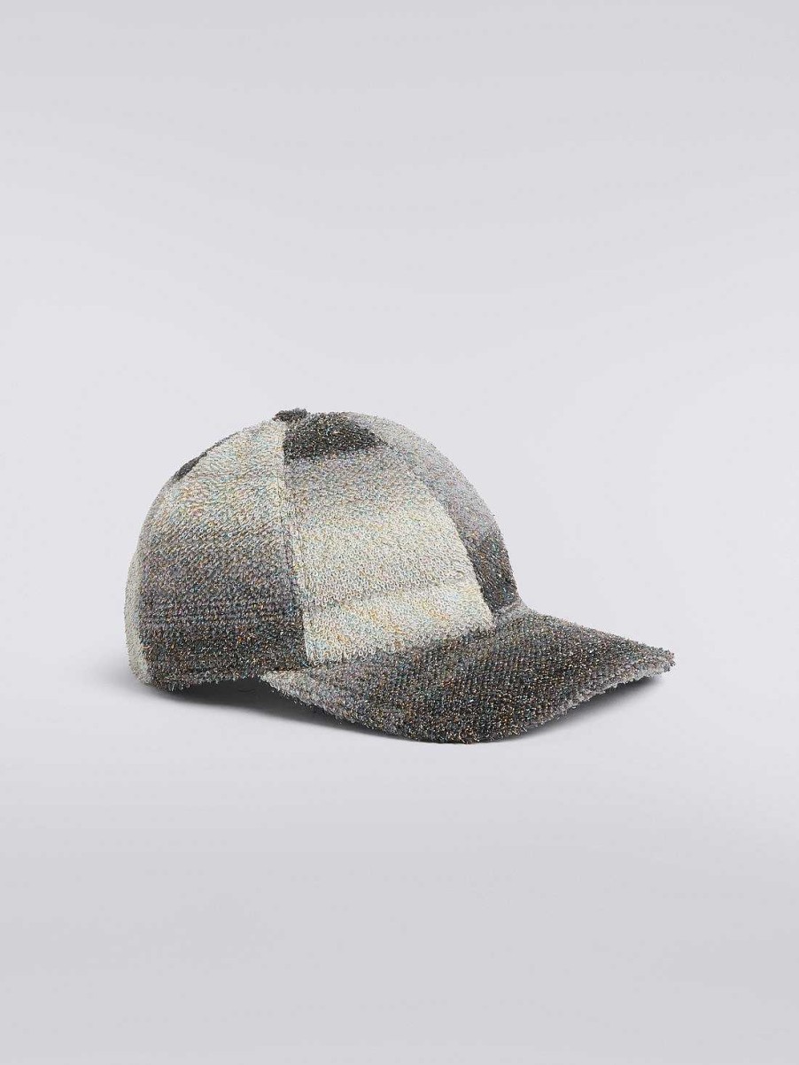 Kvinner Missoni Hatter | Baseballcaps I Ull- Og Bomullsblanding Med Lurex Flerfarget