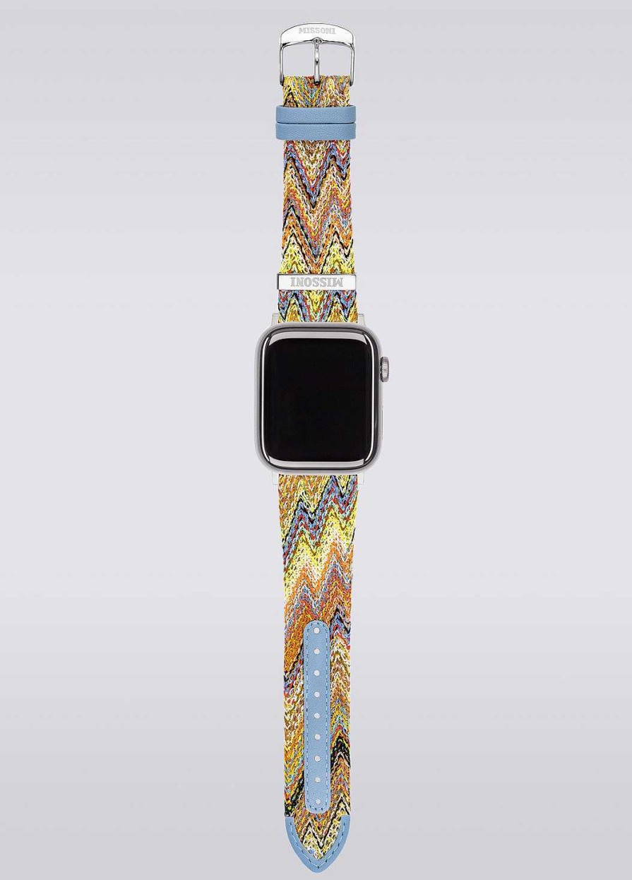 Kvinner Missoni Klokker | Missoni Fabric 24 Mm Apple Watch-Kompatibel Reim Flerfarget