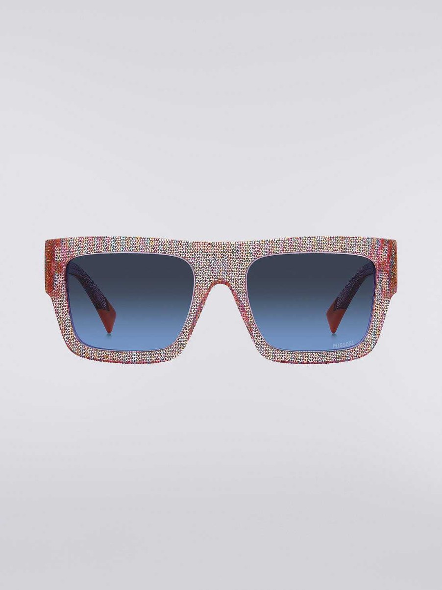 Kvinner Missoni Solbriller | Missoni Dna Acetate Solbriller Flerfarget