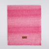 Gut (4-14 Ar) Missoni | Degrade Ribbet Skjerf I Mohair Og Alpakkablanding Rosa