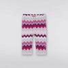 Jente (4-14 Ar) Missoni | Sikksakk Leggings I Bomullsblanding Flerfarget