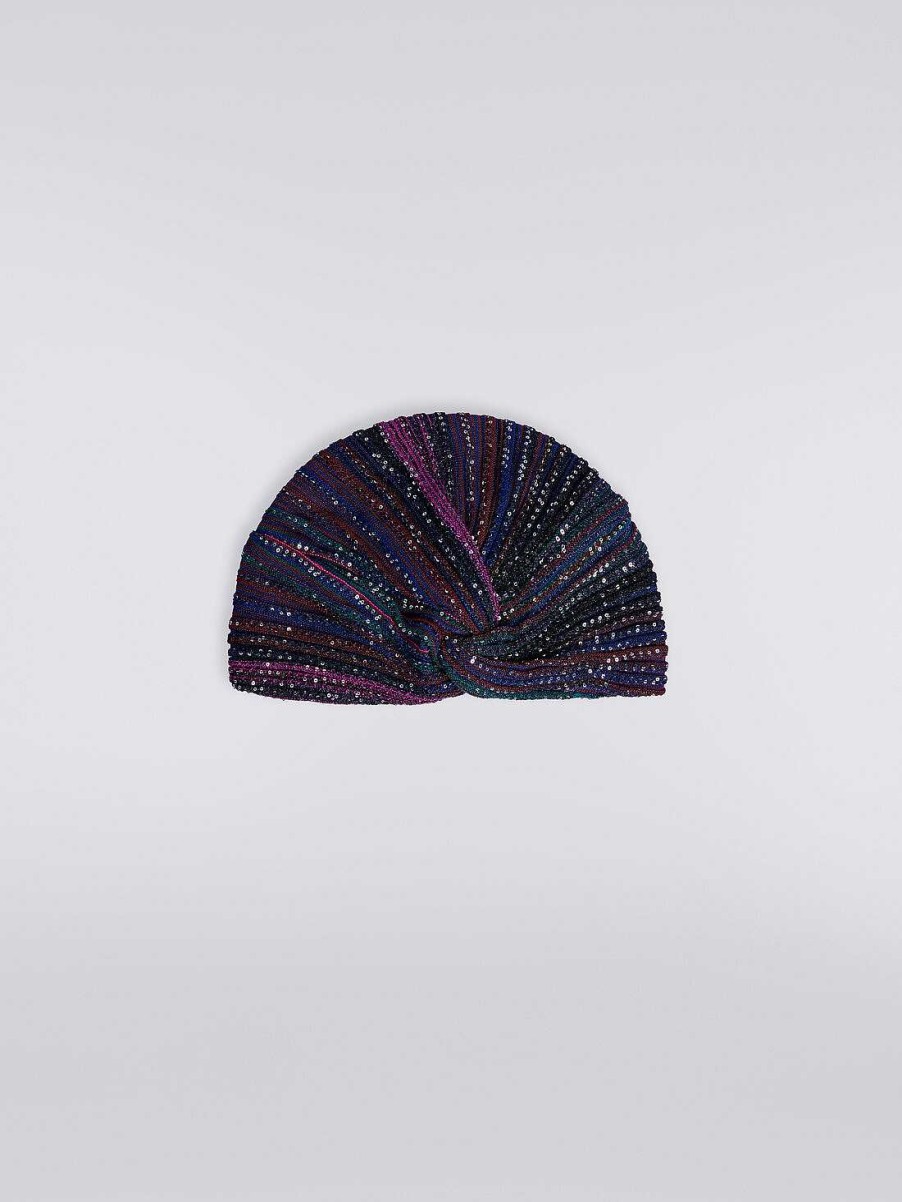 Kvinner Missoni Hartilbehor | Turban I Viskoseblanding Flerfarget