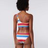 Kvinner Missoni Badedrakter | En-Skulders Bikini I Sikksakk-Print Stretch Nylon Flerfarget