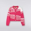 Jente (4-14 Ar) Missoni | Cardigan I Ren Virgin Ull Rosa