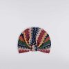 Kvinner Missoni Hartilbehor | Chevron Turban I Viskoseblanding Med Paljetter Flerfarget