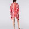 Kvinner Missoni Strandtoy | Kort Chevron Kaftan Dekke Opp Rosa