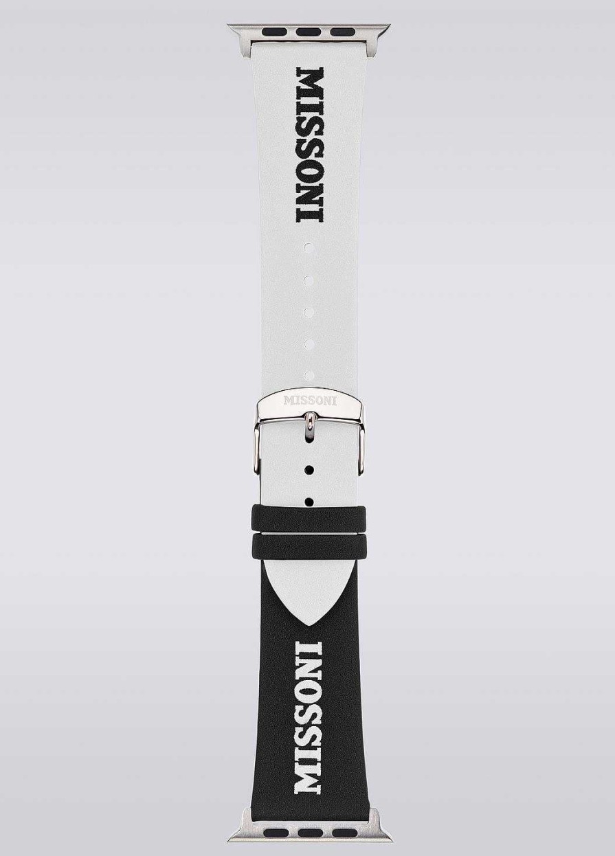 Menn Missoni Klokker | Missoni Lettering 24Mm Apple Stropp Flerfarget