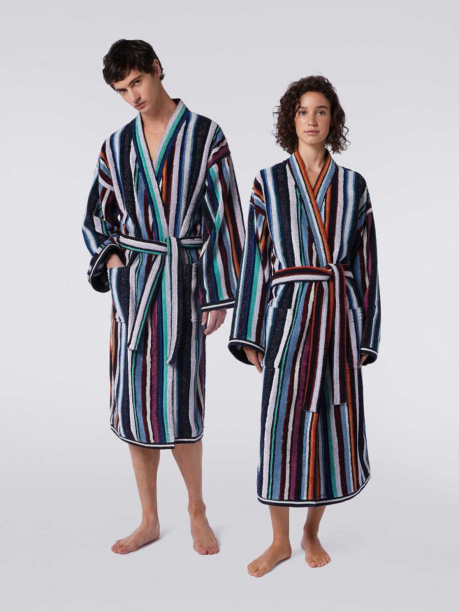 Kvinner Missoni Badekaper | Chandler Frotte Badekape Med Lurex Bla