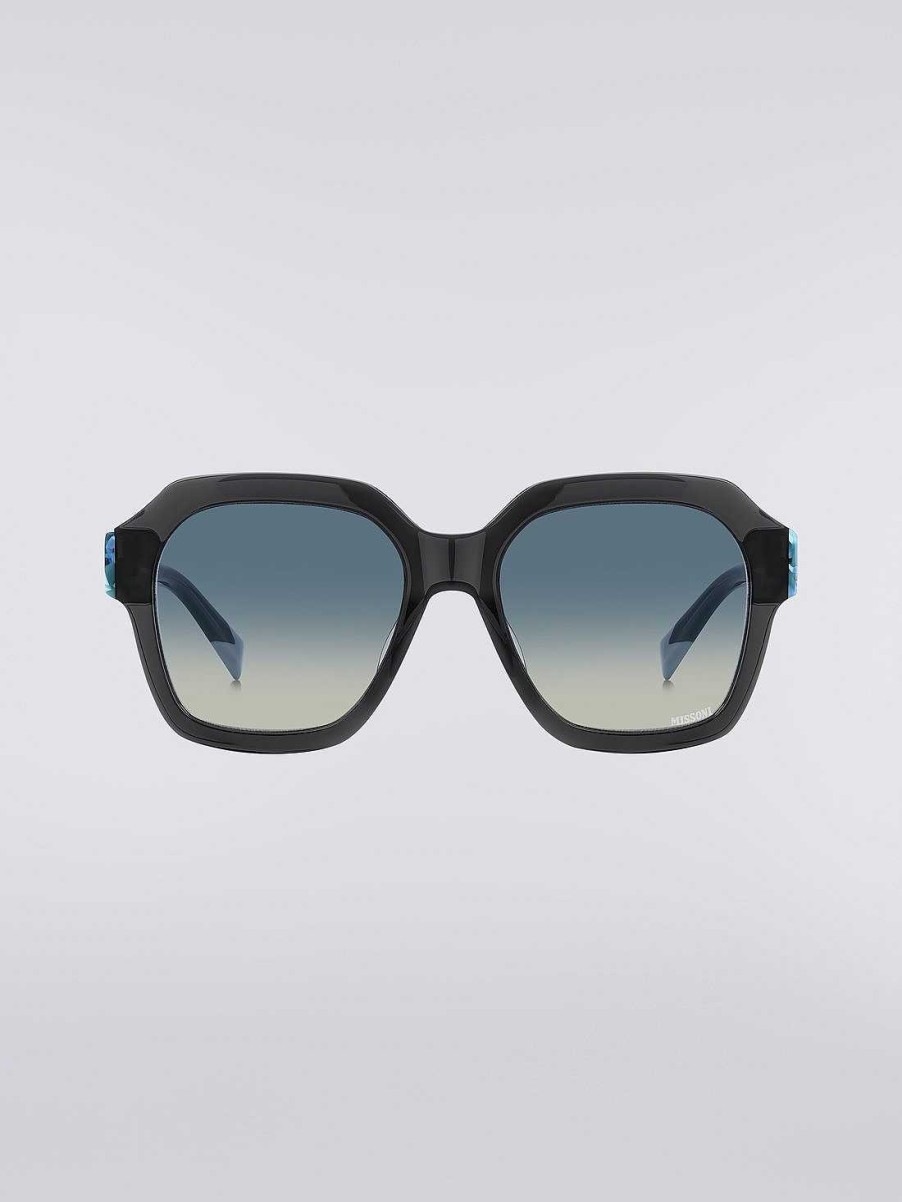 Kvinner Missoni Solbriller | Missoni Seasonal Acetate Solbriller Gra