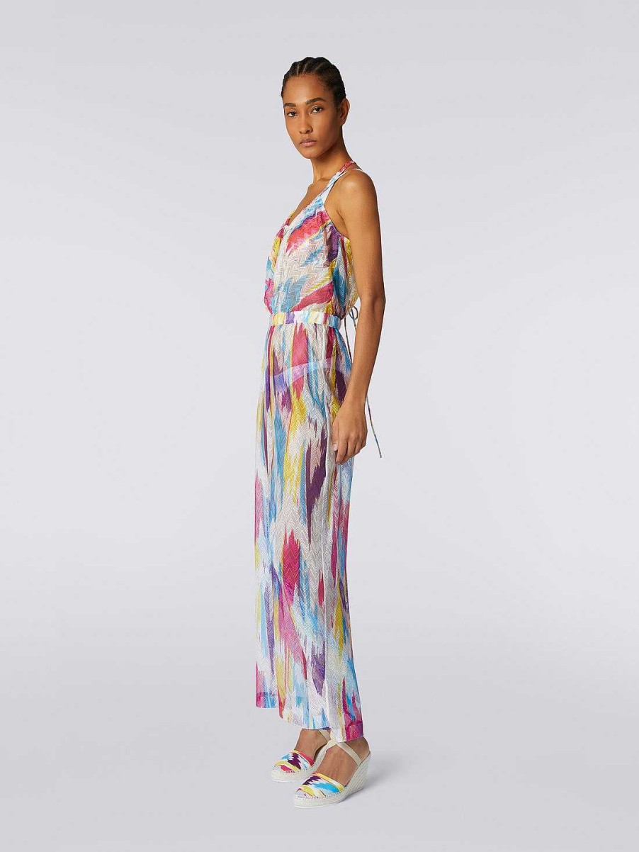 Kvinner Missoni Strandtoy | Slub Tyll Cover Up Jumpsuit Flerfarget