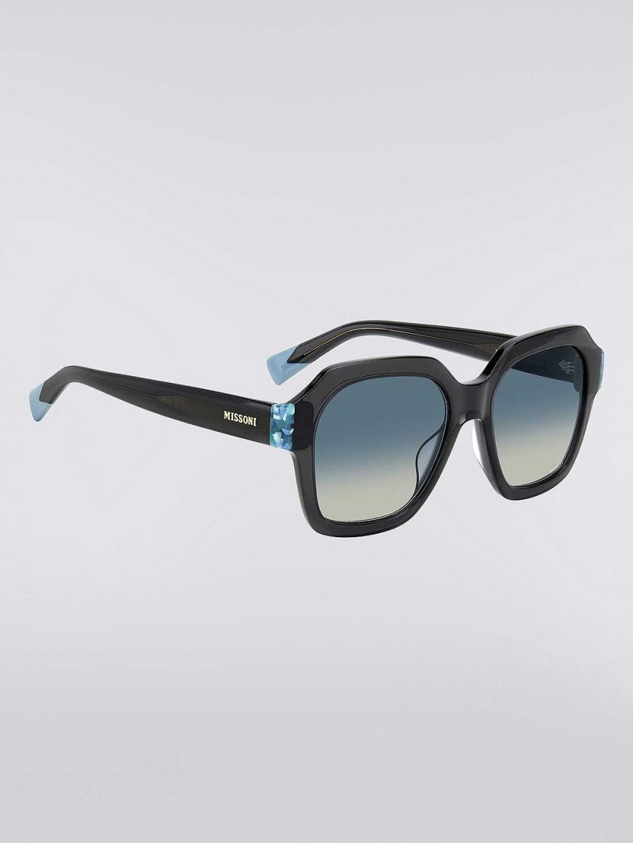 Kvinner Missoni Solbriller | Missoni Seasonal Acetate Solbriller Gra