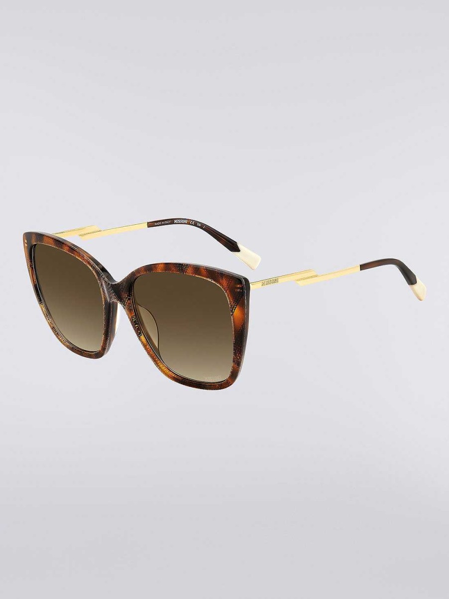 Kvinner Missoni Solbriller | Missoni Dna Acetate Solbriller Flerfarget