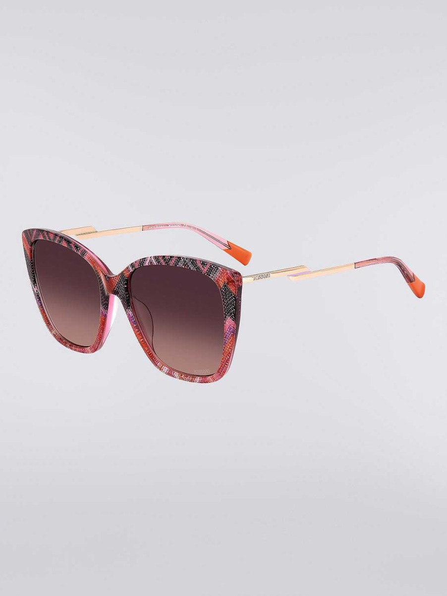 Kvinner Missoni Solbriller | Missoni Dna Acetate Solbriller Flerfarget