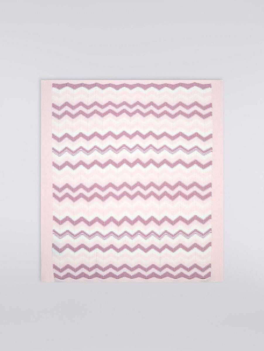 Baby (0-24 Maneder) Missoni | Sikksakk Ullteppe Flerfarget