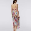 Kvinner Missoni Strandtoy | Midi Cover Up Med Flettet Belte Flerfarget