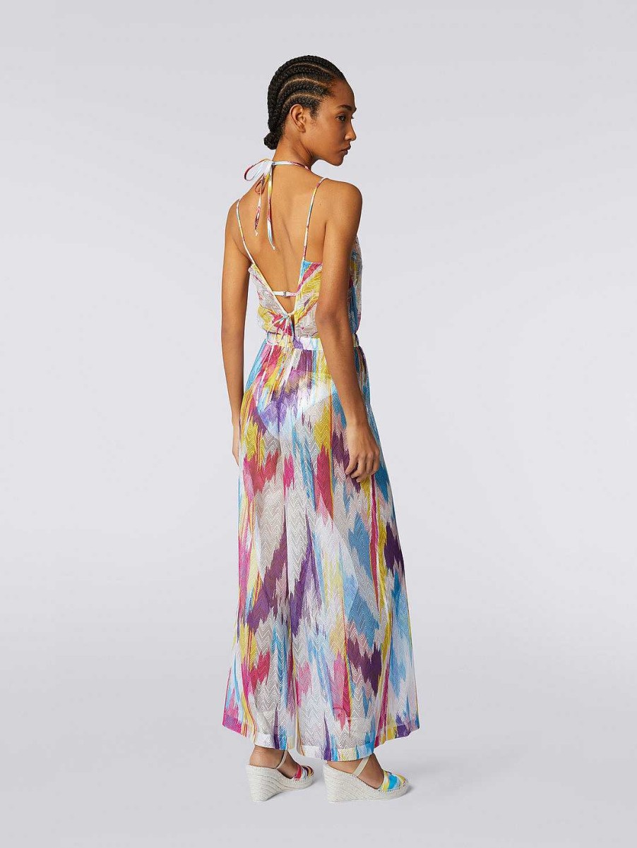 Kvinner Missoni Strandtoy | Slub Tyll Cover Up Jumpsuit Flerfarget