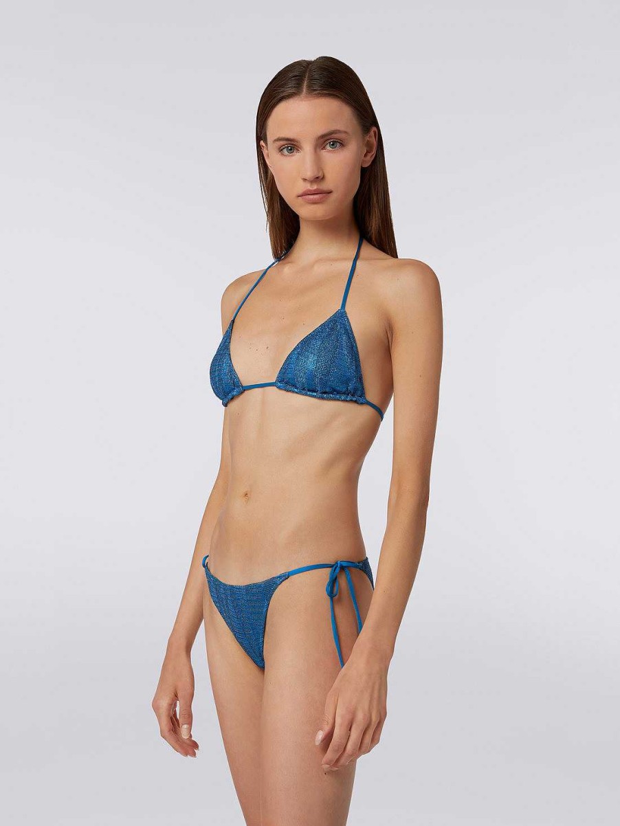 Kvinner Missoni Badedrakter | Jacquard Viskosestrikket Bikini Bla